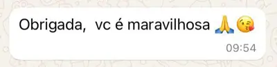Depoimento de paciente — Amalia Antunes