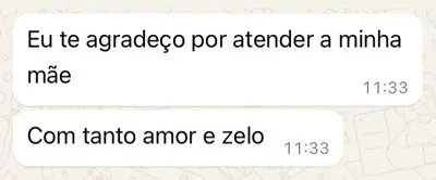 Depoimento de paciente — Amalia Antunes